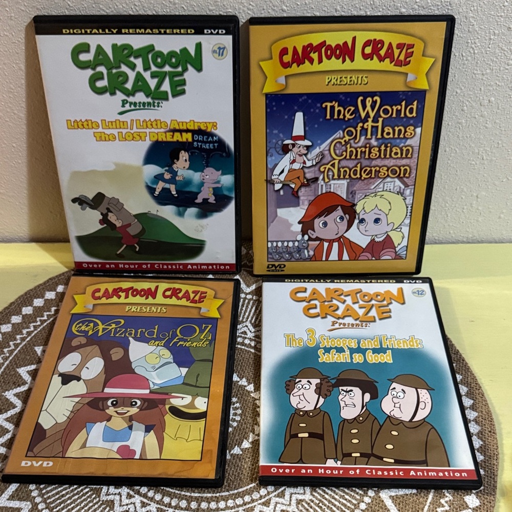 Cartoon Craze DVD Collection set of 4